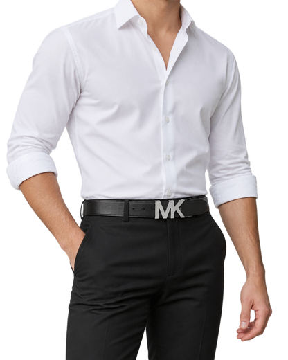 Signature Logo Wallet and Reversible Belt Gift Set