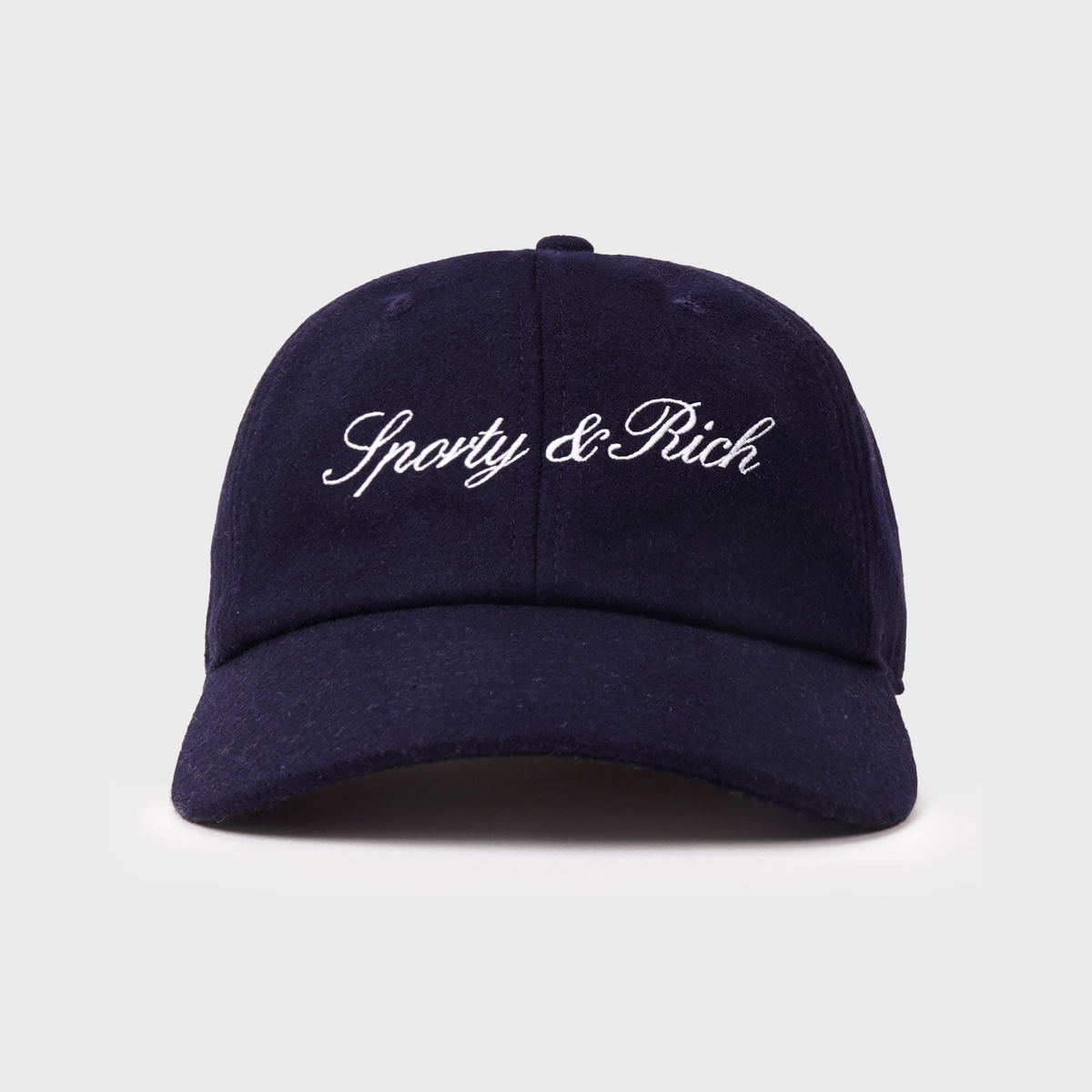 Signature Logo Wool Hat - Dark Navy