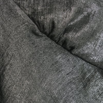 Silver One Shoulder Top