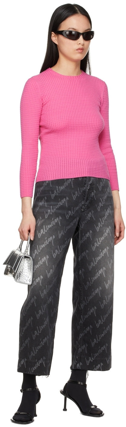 Balenciaga Silver XS Hourglass Bag