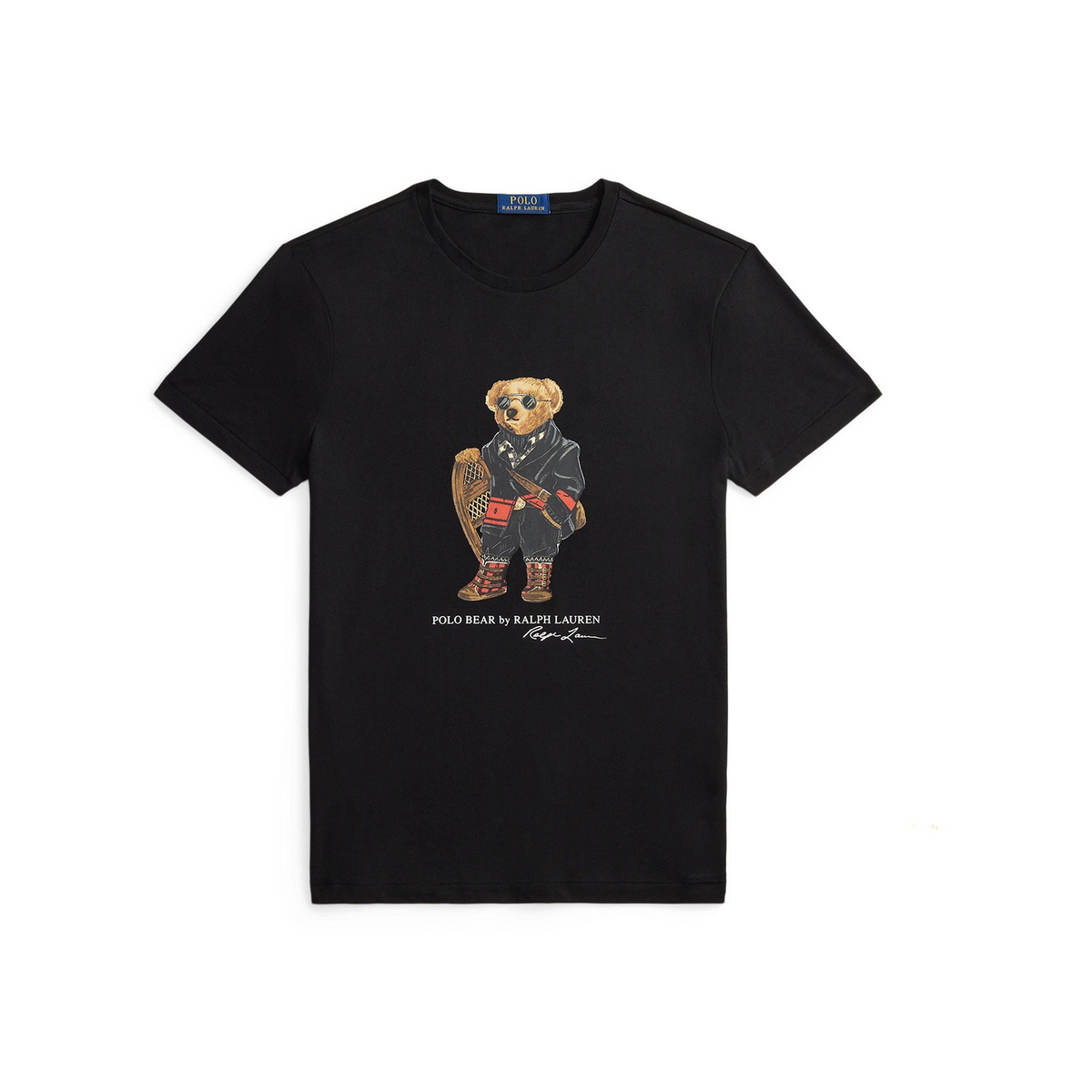 Ski Bear Embroidered T-Shirt