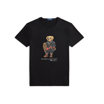 Ski Bear Embroidered T-Shirt