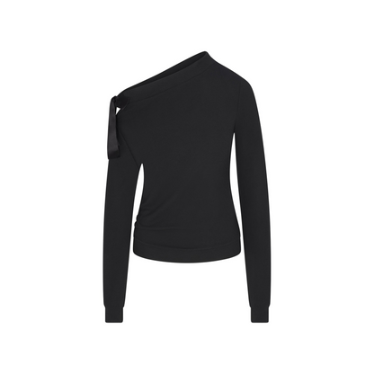 SKIMS CLOUD OFF THE SHOULDER TOP | ONYX
