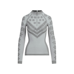 SKIMS FIRST LAYERS HALF ZIP LONG SLEEVE | MIRROR WINTER FAIR ISLE