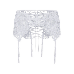 Skims Lace Garter Skirt