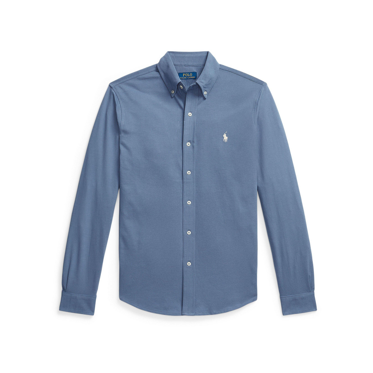 Slim Fit Button-Down Plain Shirt