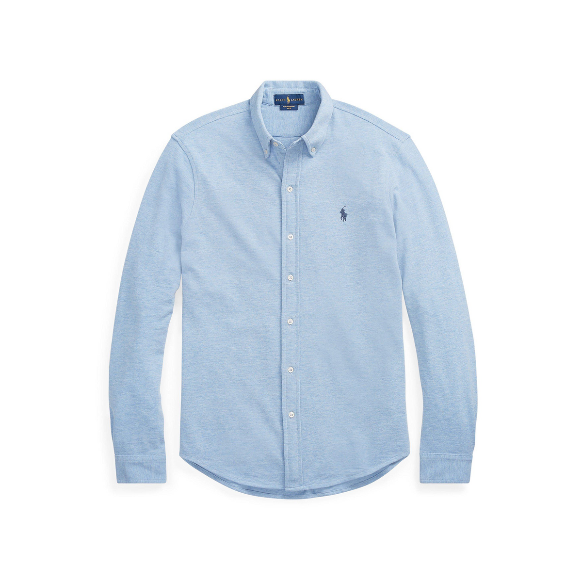 Slim Fit Button-Down Plain Shirt