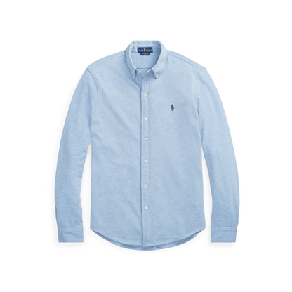 Slim Fit Button-Down Plain Shirt