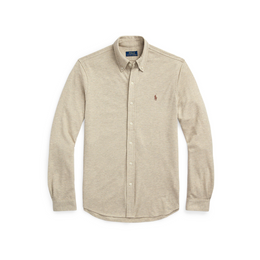 Slim Fit Button-Down Plain Shirt