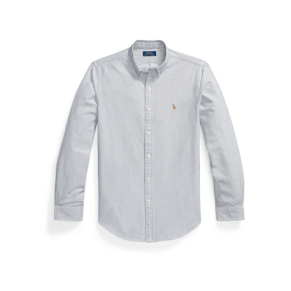 Slim Fit Striped Oxford Shirt