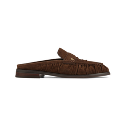 Slipper Brown Scrunch Suede