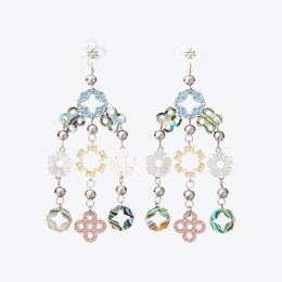 Small Forget Me Not Chandelier Earrings