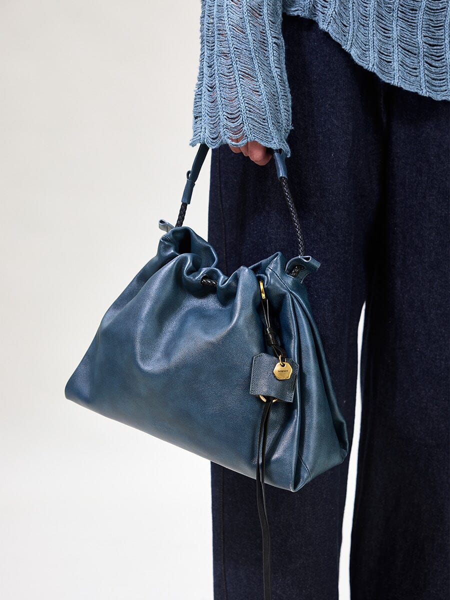 Songmont Small Gather Bag Set - Navy (Contrast Tone)