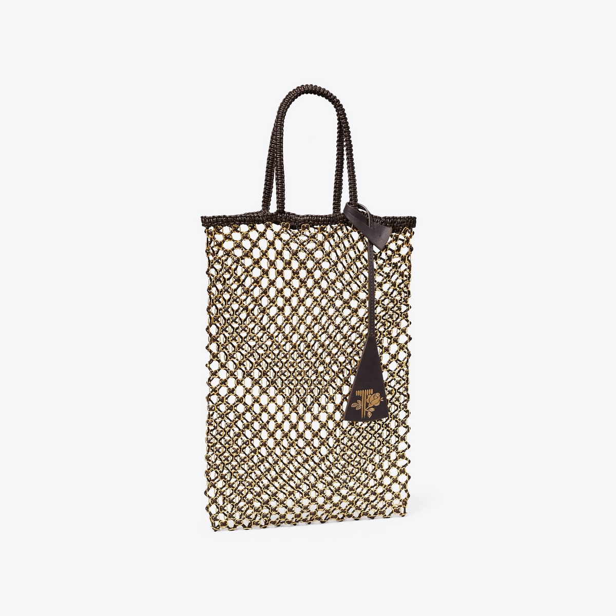 Small Handwoven Chain Mesh Tote