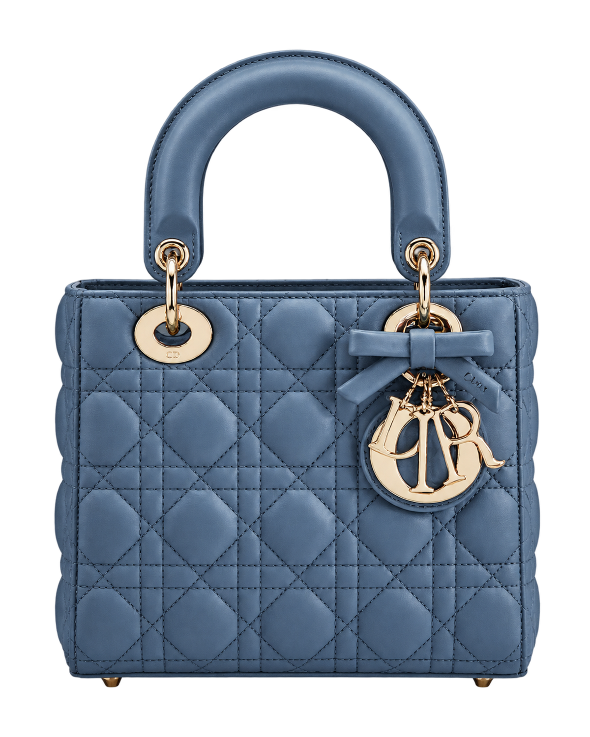 Small Lady Dior bag with shoulder strap