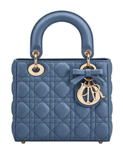Small Lady Dior bag with shoulder strap