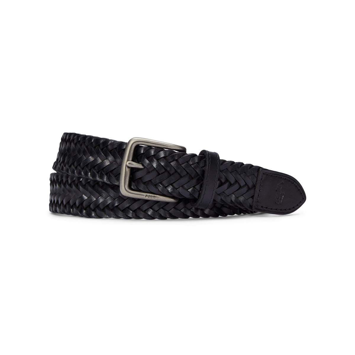 Smooth Weave Textured Leather Belt