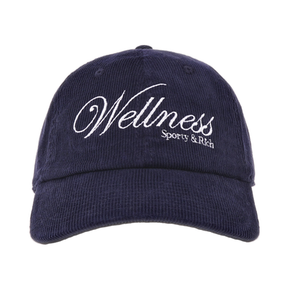 Soho Corduroy Hat - Navy/White
