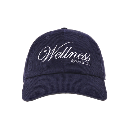 Soho Corduroy Hat - Navy/White