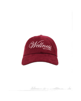 Soho Corduroy Hat - Merlot/Cream