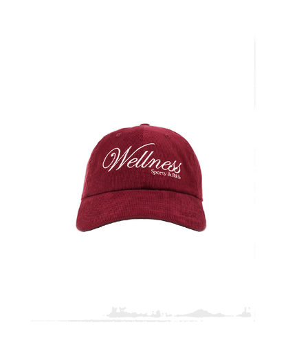 Soho Corduroy Hat - Merlot/Cream