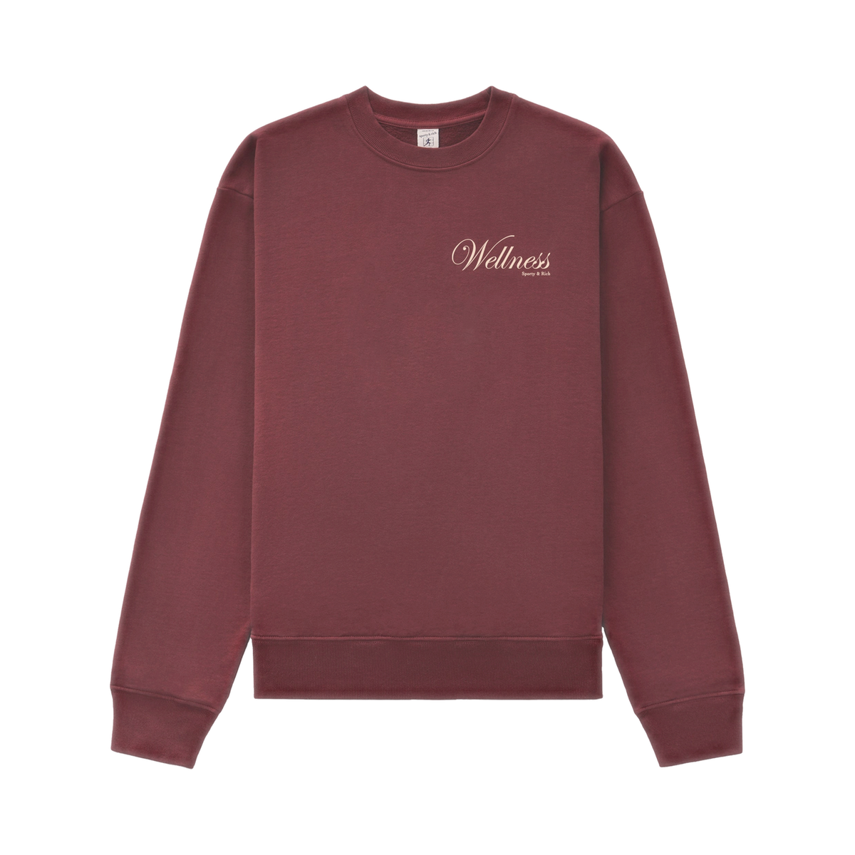 Soho Crewneck - Merlot/Cream