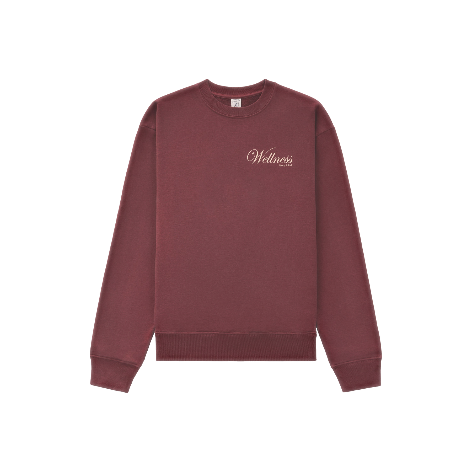 Soho Crewneck - Merlot/Cream