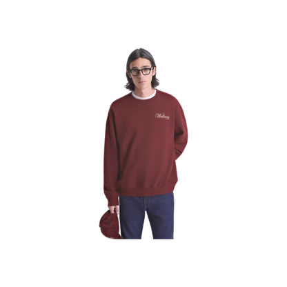 Soho Crewneck - Merlot/Cream