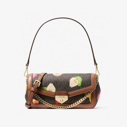 Soho Small Printed Signature Logo Convertible Crossbody Bag