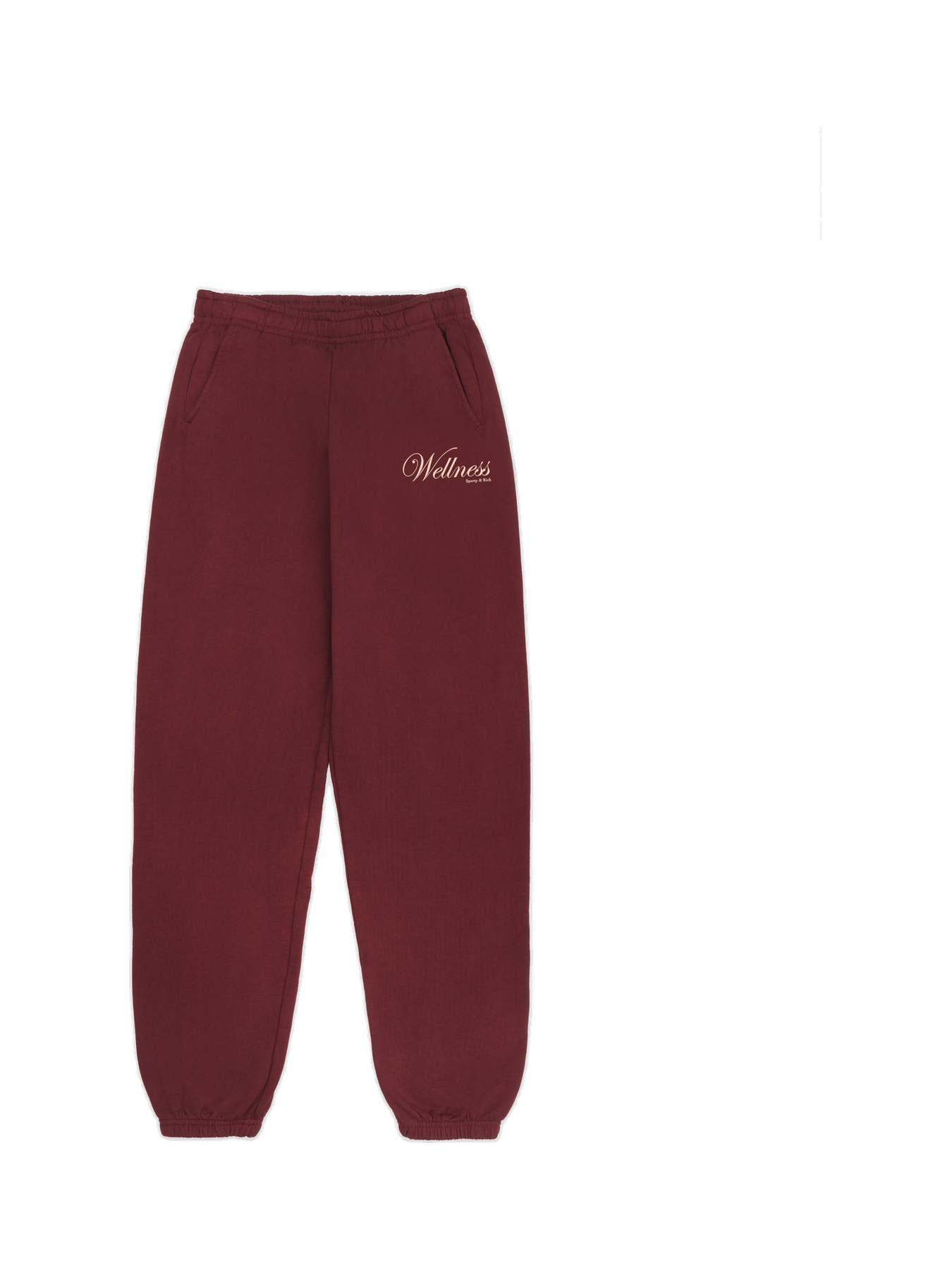 Soho Sweatpant - Merlot/Cream