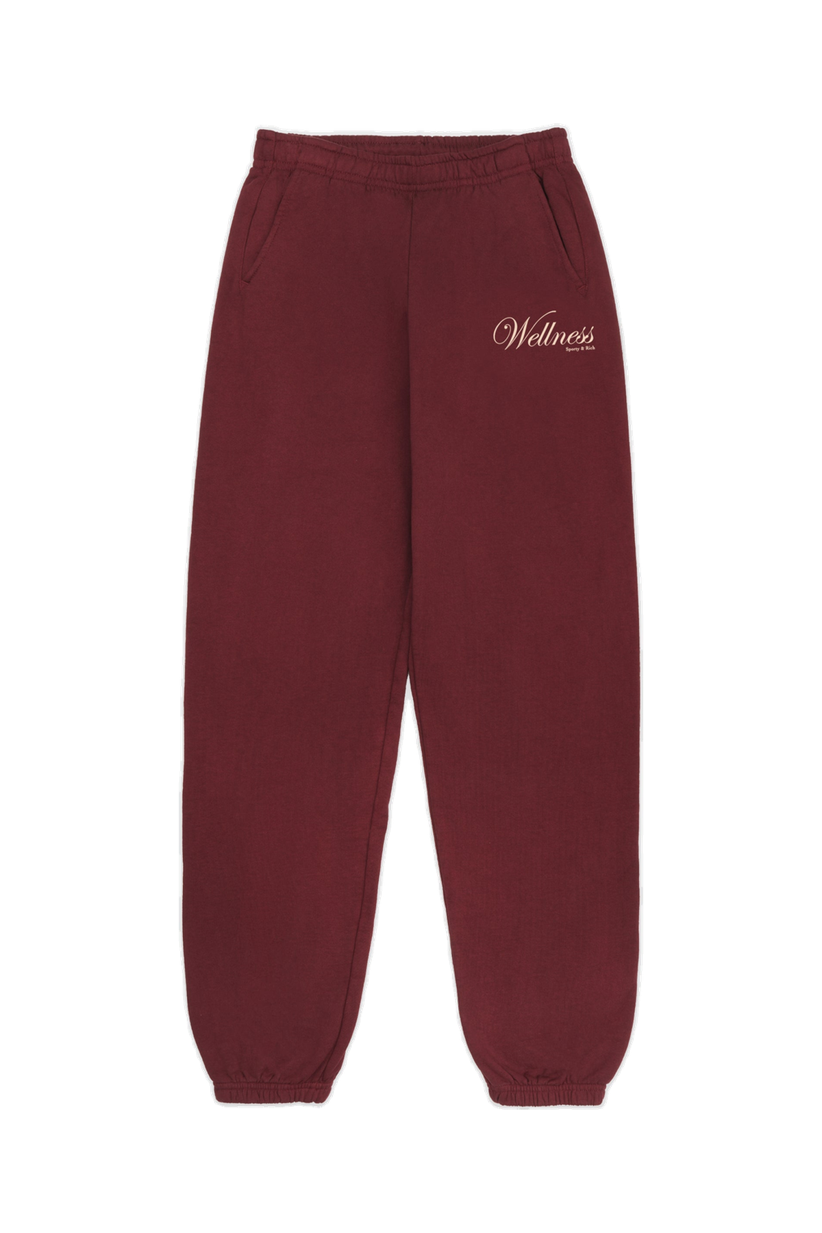 Soho Sweatpant - Merlot/Cream