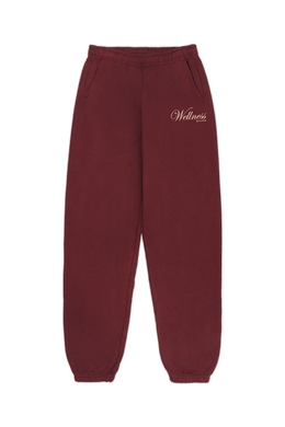 Soho Sweatpant - Merlot/Cream