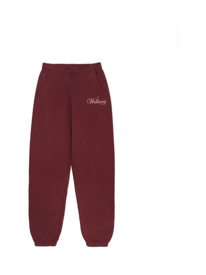 Soho Sweatpant - Merlot/Cream