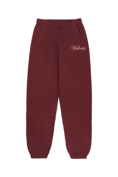 Soho Sweatpant - Merlot/Cream