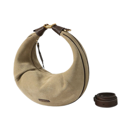 Songmont Medium Luna Hobo Bag - Dune Suede