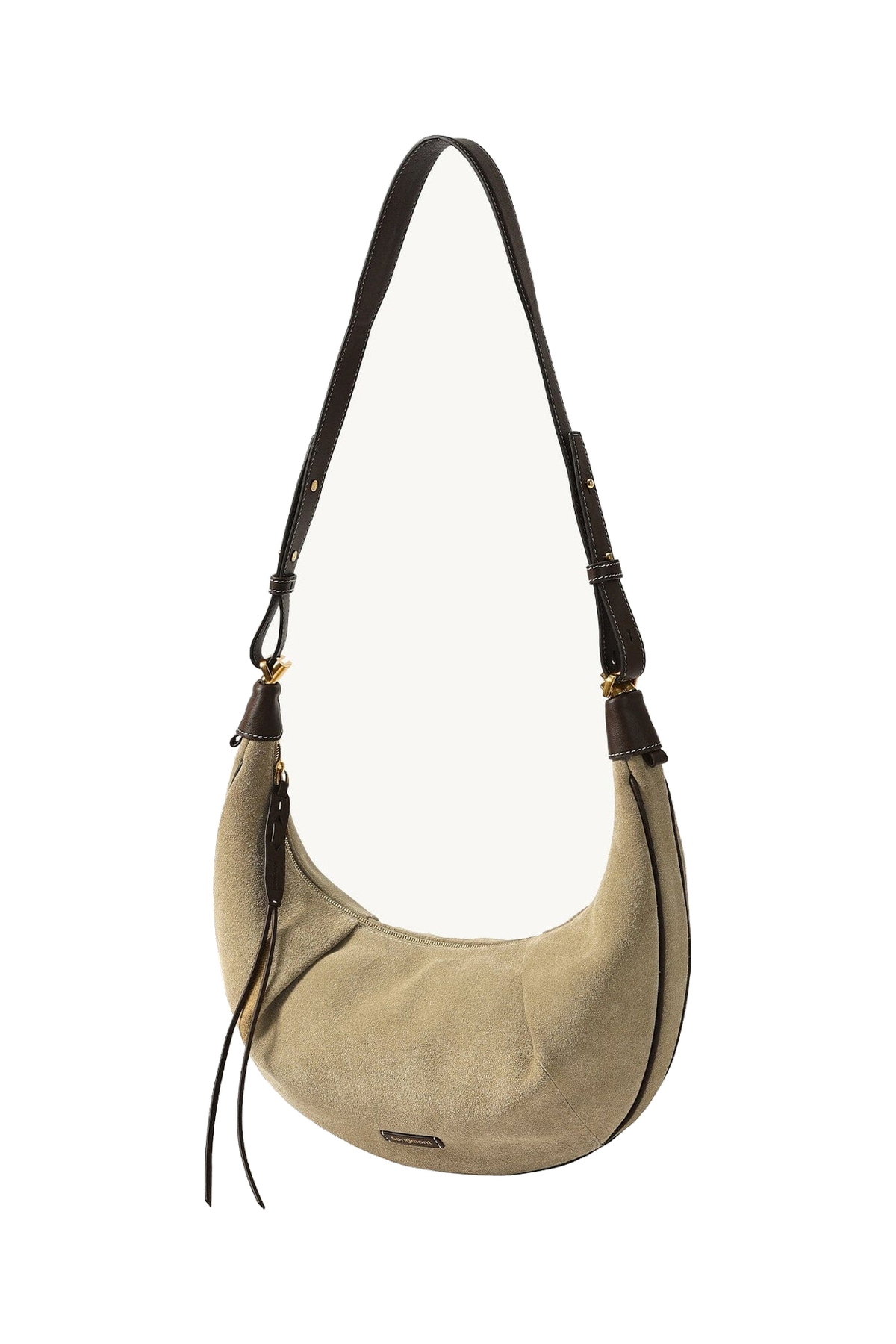 Songmont Medium Luna Hobo Bag - Dune Suede