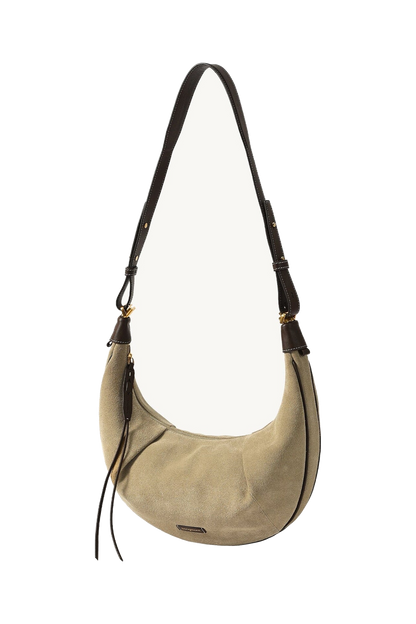Songmont Medium Luna Hobo Bag - Dune Suede