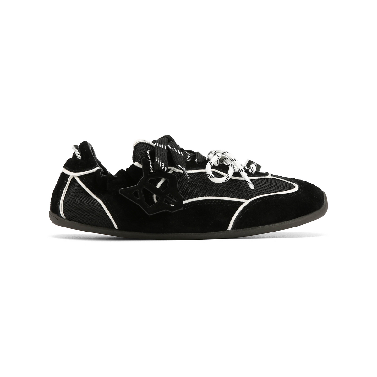 Soul Black Hairy Suede