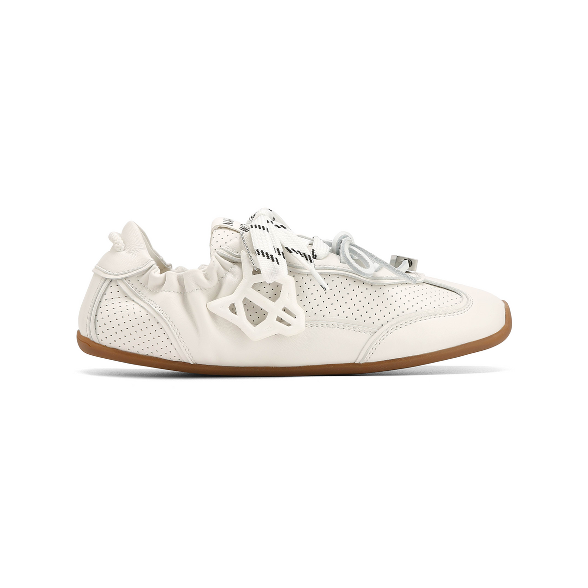 Soul White Perforated Leather