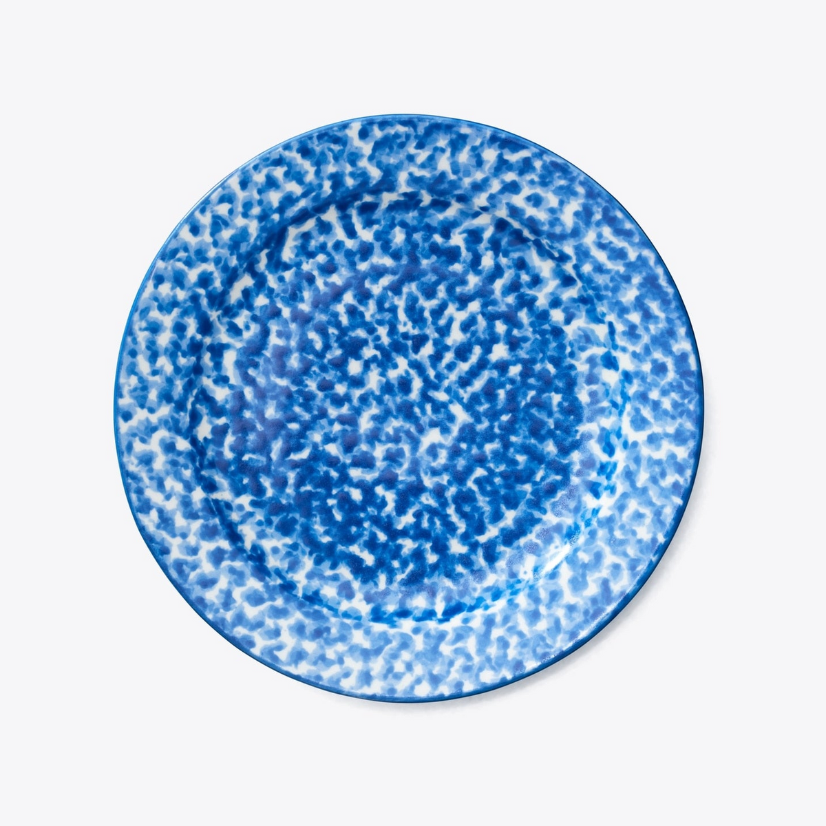 Spongeware Canape Plate, Set of 6