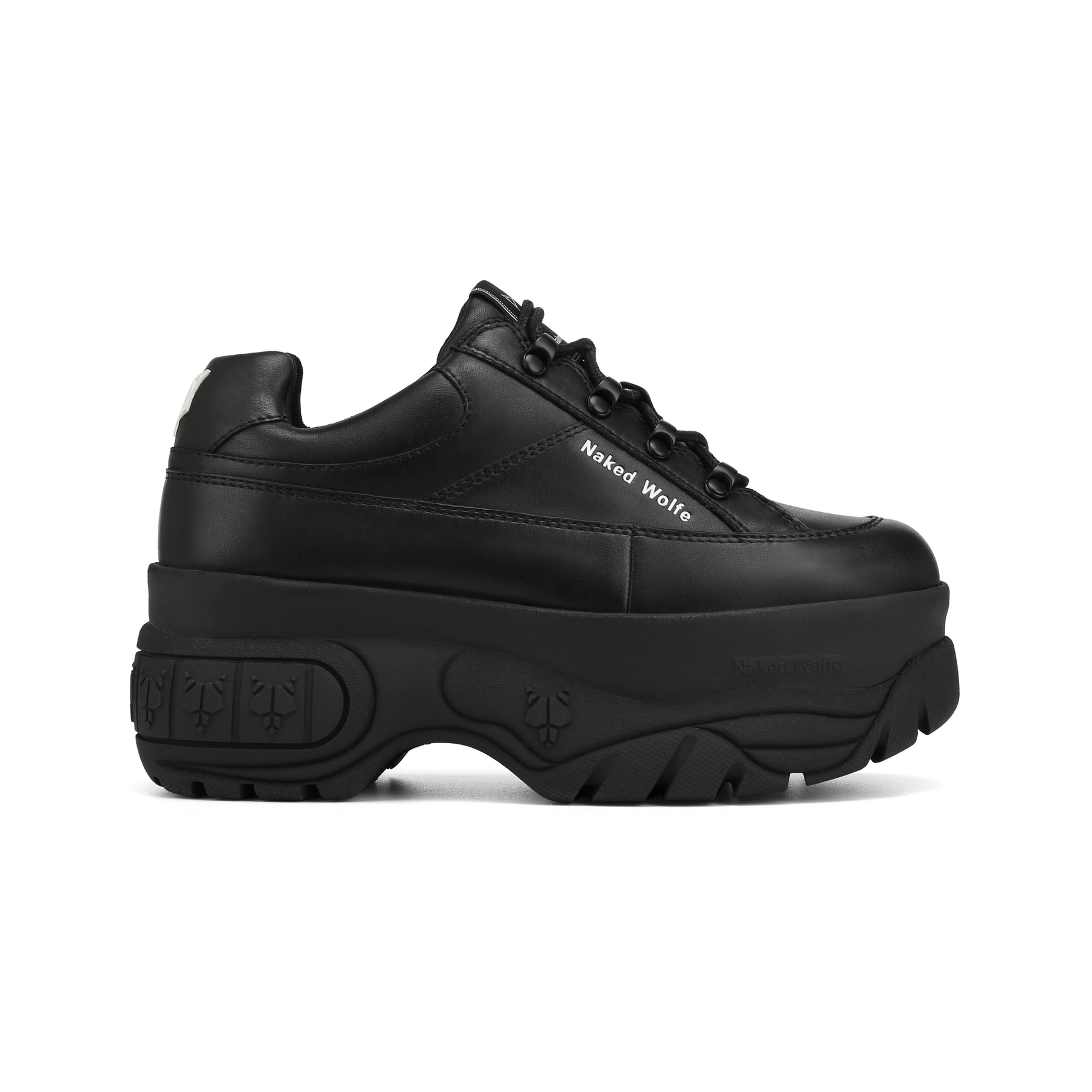 Sporty Black Leather