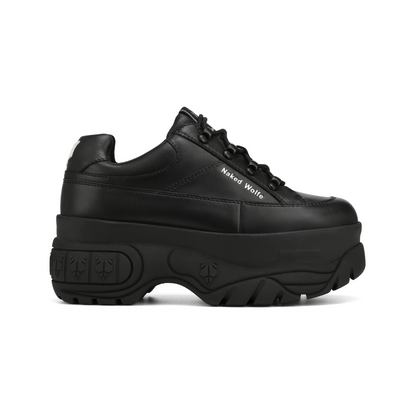 Sporty Black Leather