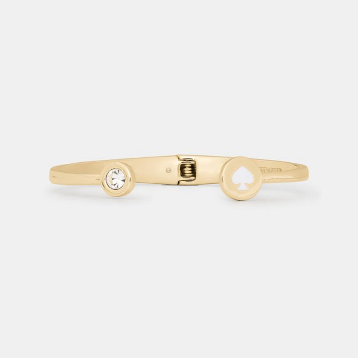 Spot The Spade Open Hinge Bangle