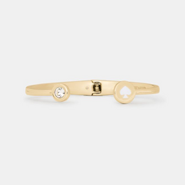 Spot The Spade Open Hinge Bangle