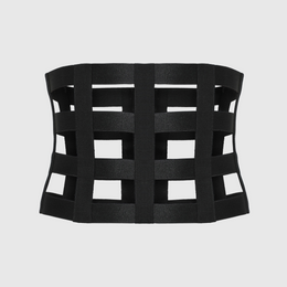 SQUARE GRID CORSET BELT