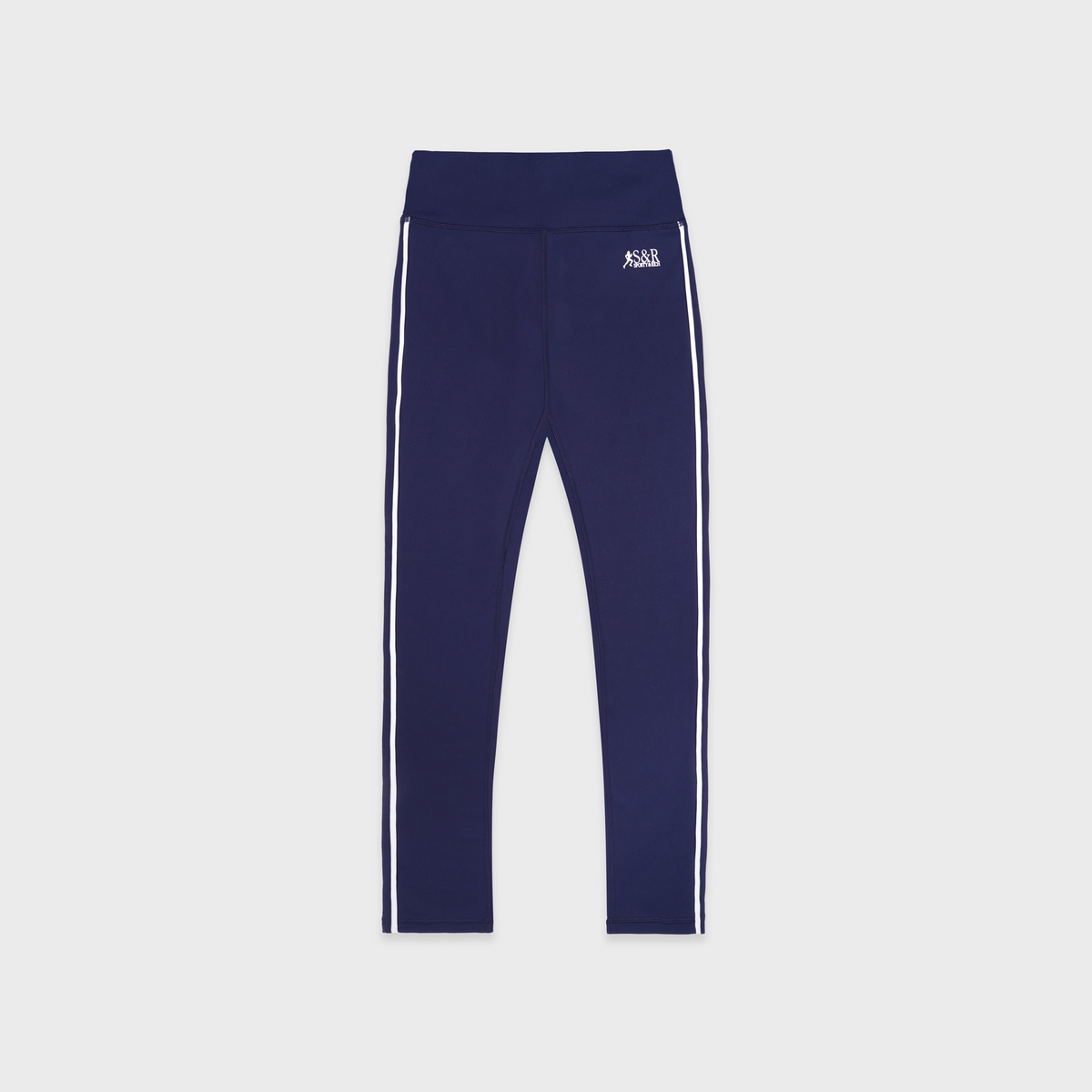 SR Runner Legging - Light Navy/White