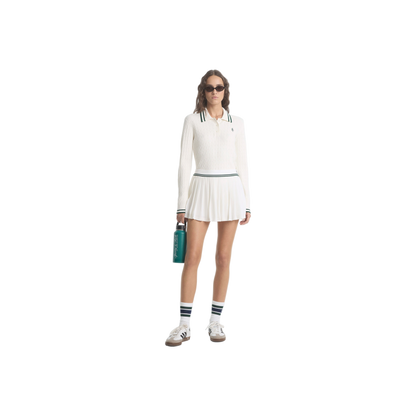 SRC Abigail Skirt - Ecru/Forest