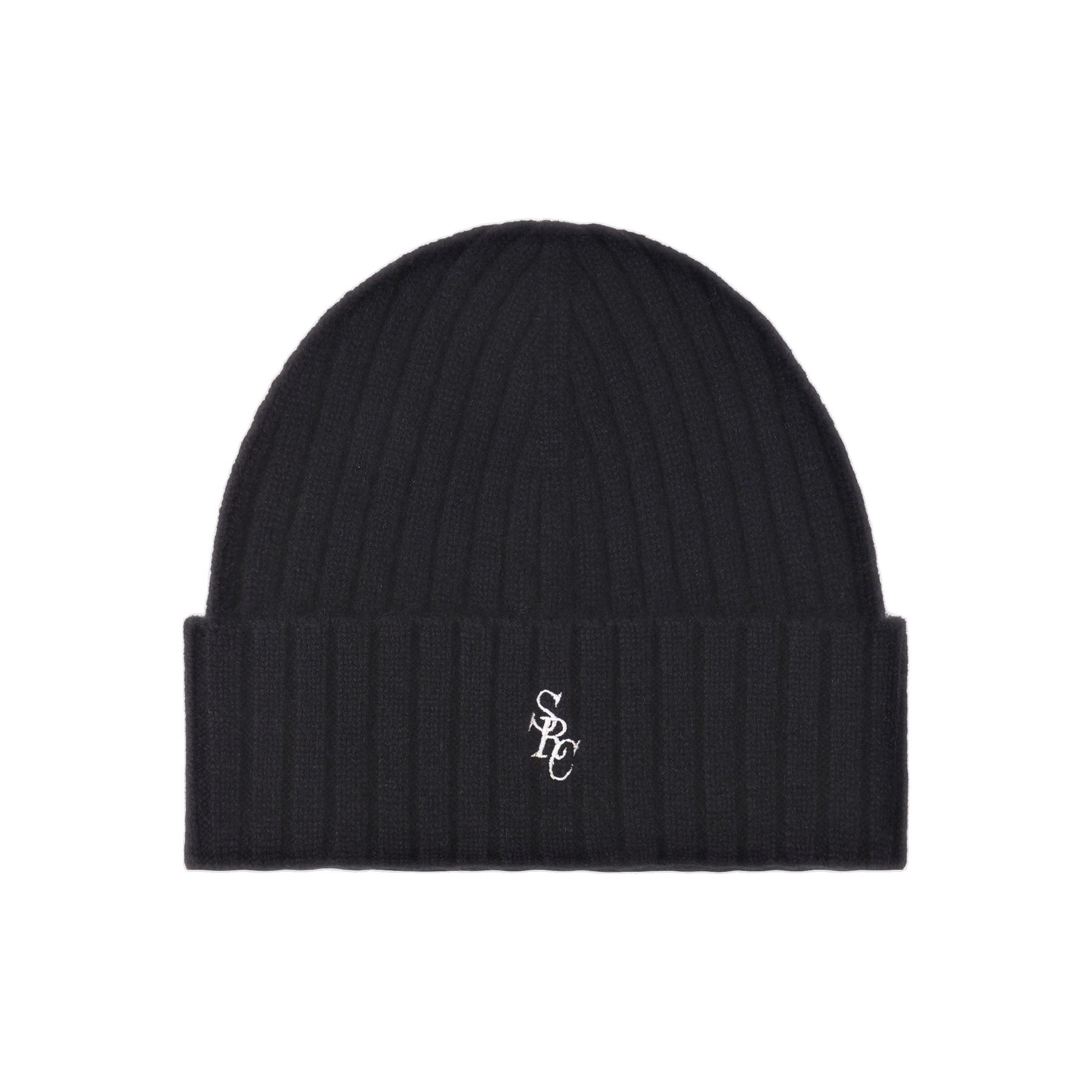 SRC Cashmere Beanie - Black/White