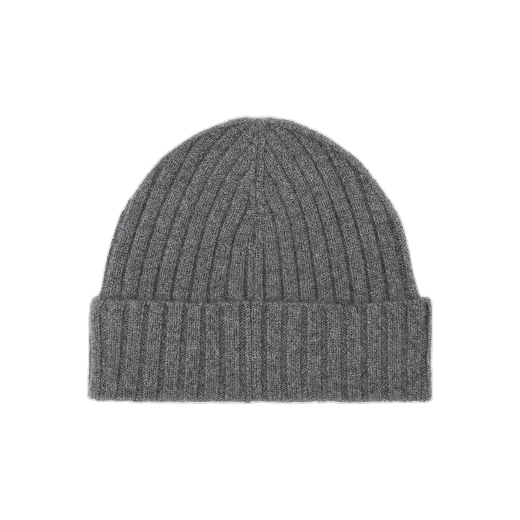 SRC Cashmere Beanie - Cool Gray/White