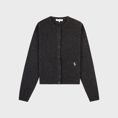 SRC Cashmere Cardigan - Dark Grey